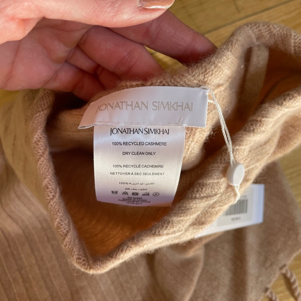 Jonathan Simkhai snood in sand! Tags attached - Picture 3 of 5